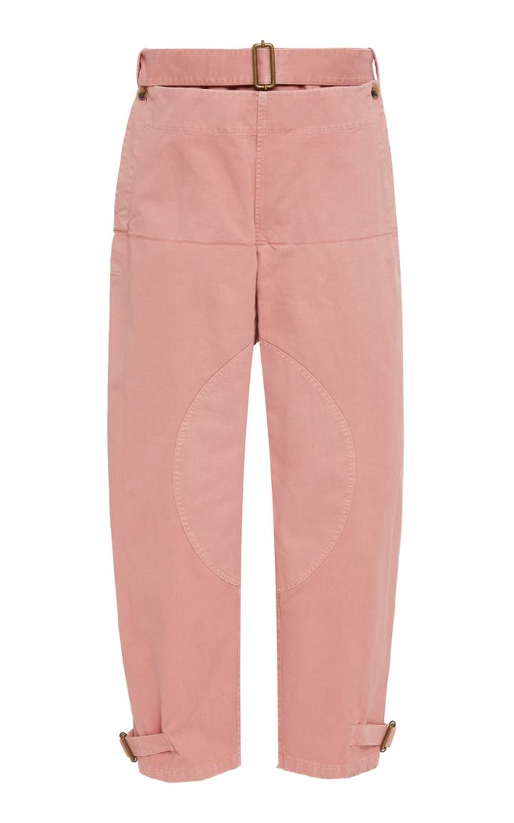Jw Anderson Foldover Cotton-twill Army Trousers