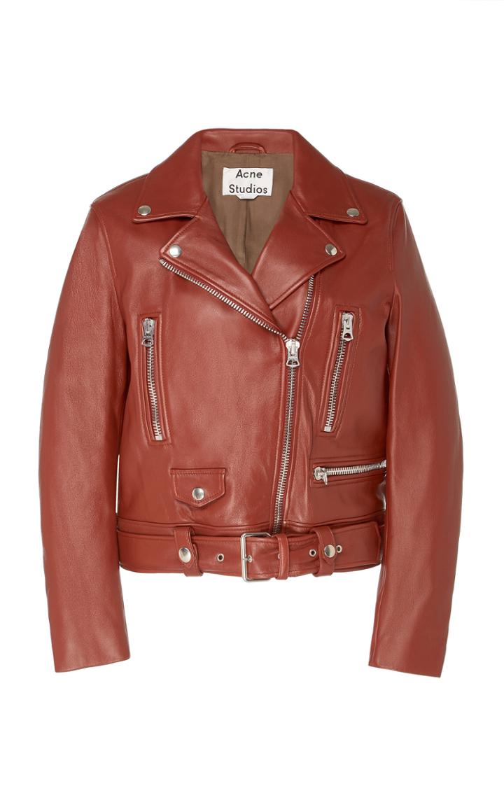 Acne Studios Mock Leather Biker Jacket