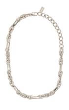 Moda Operandi Lauren Rubinski 14k White Gold Lucky Gold Links Necklace