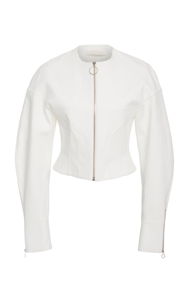 Jonathan Simkhai Whip Stitch Cropped Jacket
