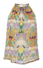 Chufy Inka Printed Broadcloth Halterneck Top