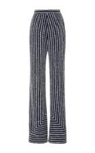 Naeem Khan Embellished Wide Leg Trousers