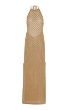 Moda Operandi Cult Gaia Karen Cotton-blend Pointelle-knit Maxi Dress Size: Xs