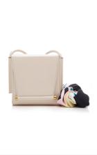 Roksanda Box Leather Bag With Printed Silk Scarf