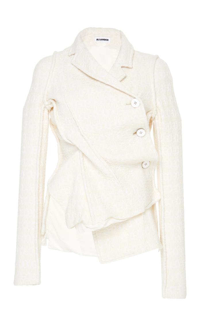 Jil Sander Flaubert Textured Asymmetric Jacket