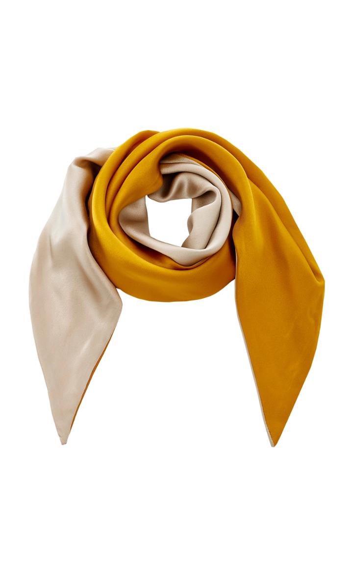 Donni Charm Darling Silk-charmeuse Scarf