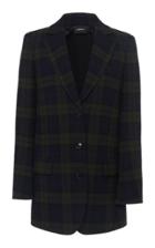 Akris Datson Wool-blend Plaid Blazer