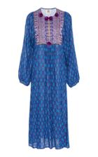 Figue Lucie Pom Pom Midi Dress