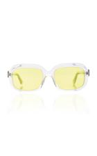 Berenford Franoise Pineapple Yellow Sunglasses