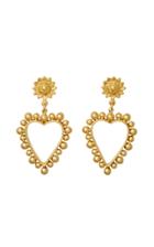 Moda Operandi Brinker & Eliza Gold-plated Heart Of Gold Earrings