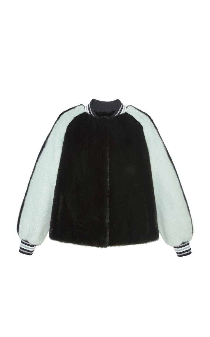 Pologeorgis The Boyfriend Mink Bomber Jacket
