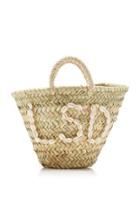 Rebecca De Ravenel M'onogram Straw Tote