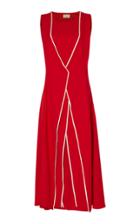 Zeus + Dione Sirens Paneled Midi Dress