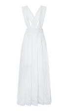 Moda Operandi Miu Miu Cutout Pleated Crepe Dress Size: 36