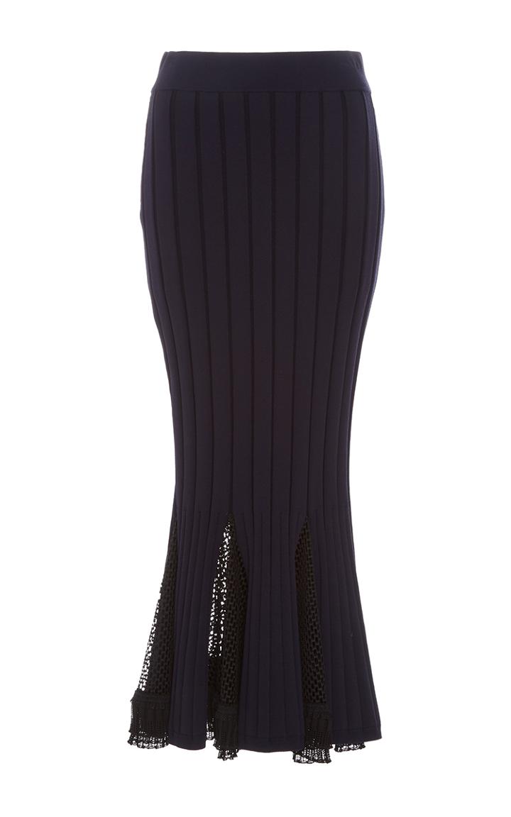 Jonathan Simkhai Deep Rib Trumpet Skirt