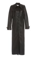 Nanushka Lee Pliss Vegan Leather Maxi Dress