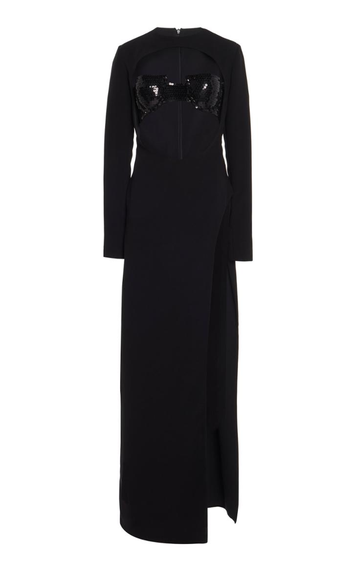 Moda Operandi Monot Cutout Patent Gown