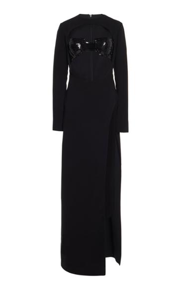 Moda Operandi Monot Cutout Patent Gown