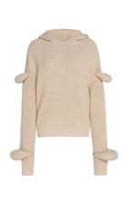Jw Anderson Alpaca Wool Hooded Sweater