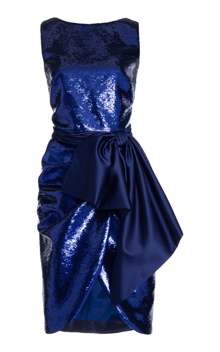 Moda Operandi Zuhair Murad Loly Bow-embellished Sequined Dress