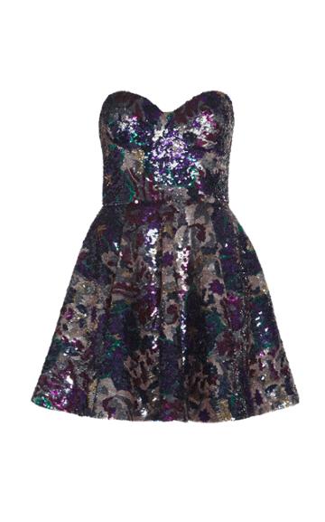Ralph & Russo Strapless Silk-blend Embellished Dress