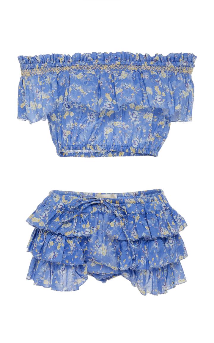 Loveshackfancy Magnolia Cotton Bikini Set