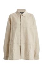 Jacquemus Carro Oversized Cotton-linen Shirt Jacket