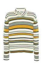 Jw Anderson Tie Collar Stripe Jumper