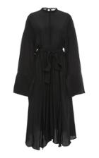 Acne Studios Dree Cutout Silk Crepe Maxi Dress