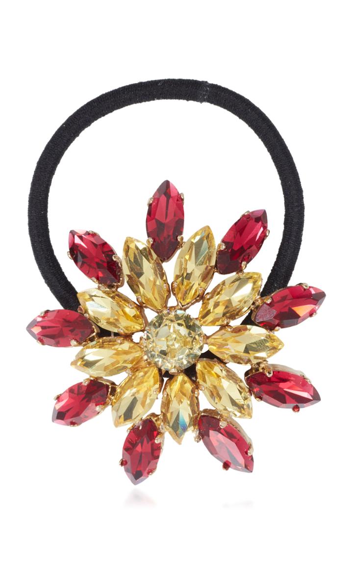 Moda Operandi Rosantica Crystal-embellished Hair Tie