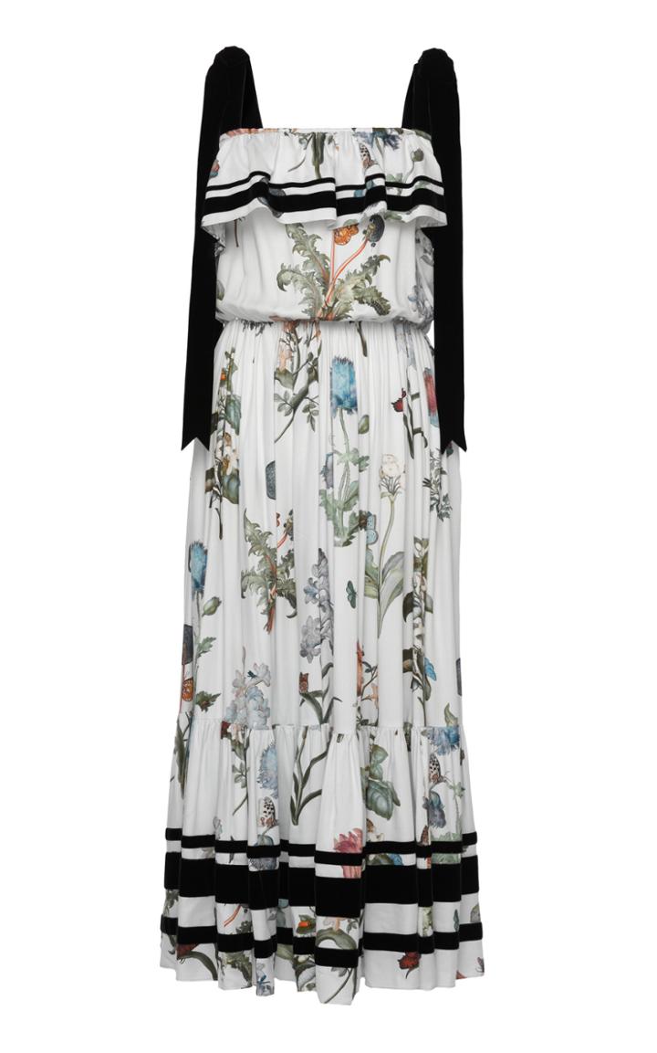 Lena Hoschek Enchanted Printed Midi Dress