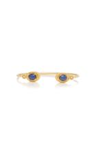 Ilias Lalaounis 18k Gold Blue Sapphire And Diamond Bracelet