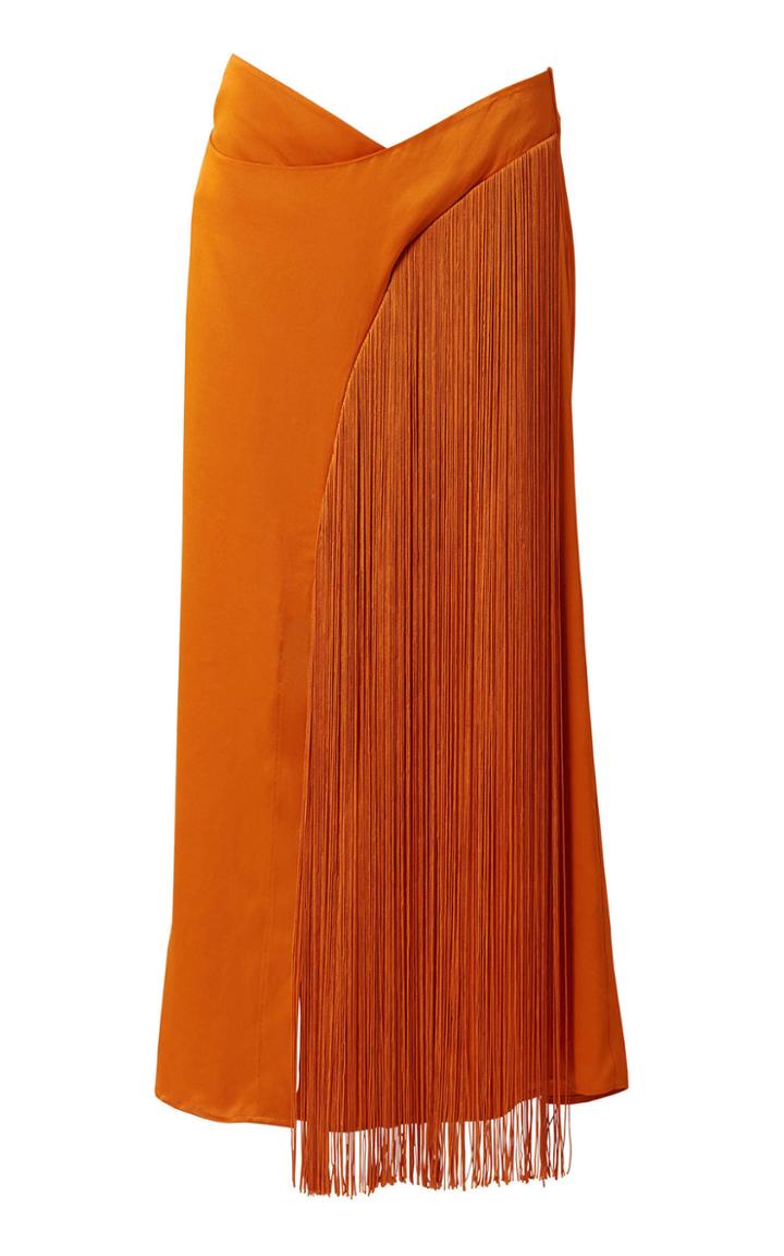 Rodebjer Deniz Fringe Midi Skirt