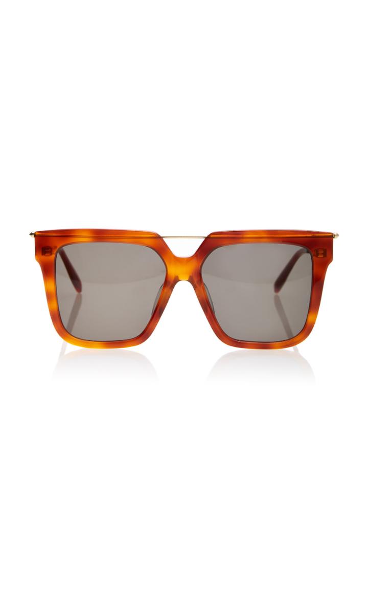 Alexander Mcqueen Oversized Tortoiseshell Sunglasses