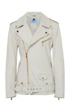 Blumarine Patched Leather Jacket