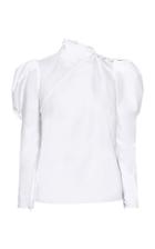 Moda Operandi Erdem Cedric Cotton Statement Sleeve Top