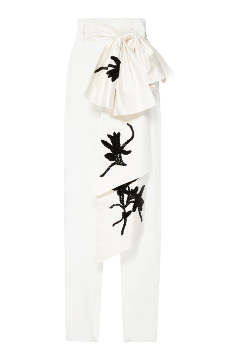Semsem M'o Exclusive Giza Tuxedo Pant And Rafah Embellished Belt
