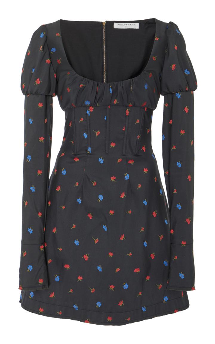 Philosophy Di Lorenzo Serafini Scoop Neck Dress