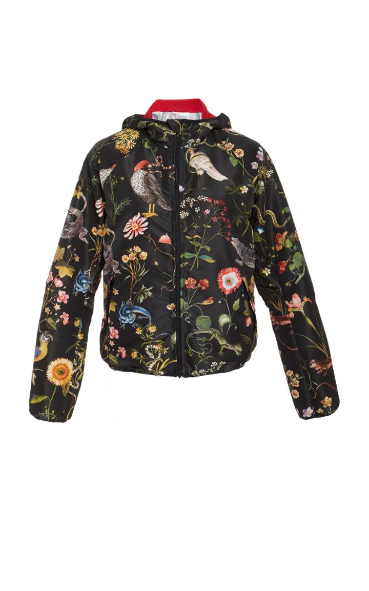 Red Valentino Short Wildlife Print Jacket