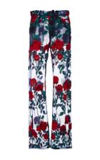 Adam Selman Rodeo Embroidered Sheer Jeans