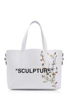 Off-white C/o Virgil Abloh Cotton Flower Shopper Bag