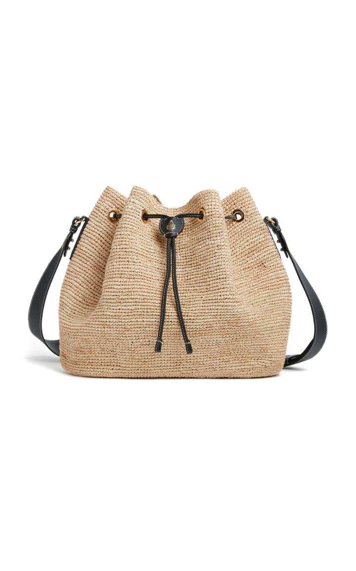 Moda Operandi Mark Cross Joni Raffia Shoulder Bag