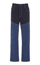 Jacquemus De Nmes Meunier Two-tone Straight-leg Jeans Size: 30