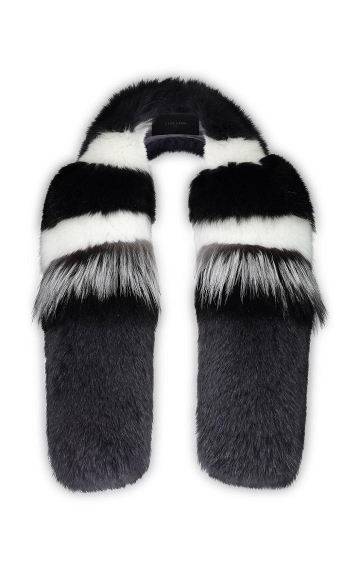 Lysa Lash Furs Striped Collar