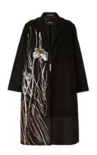 Rochas Sequin Embellished Wool-blend Coat