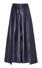Moda Operandi Khaite Selma Leather Flare Pants Size: 2