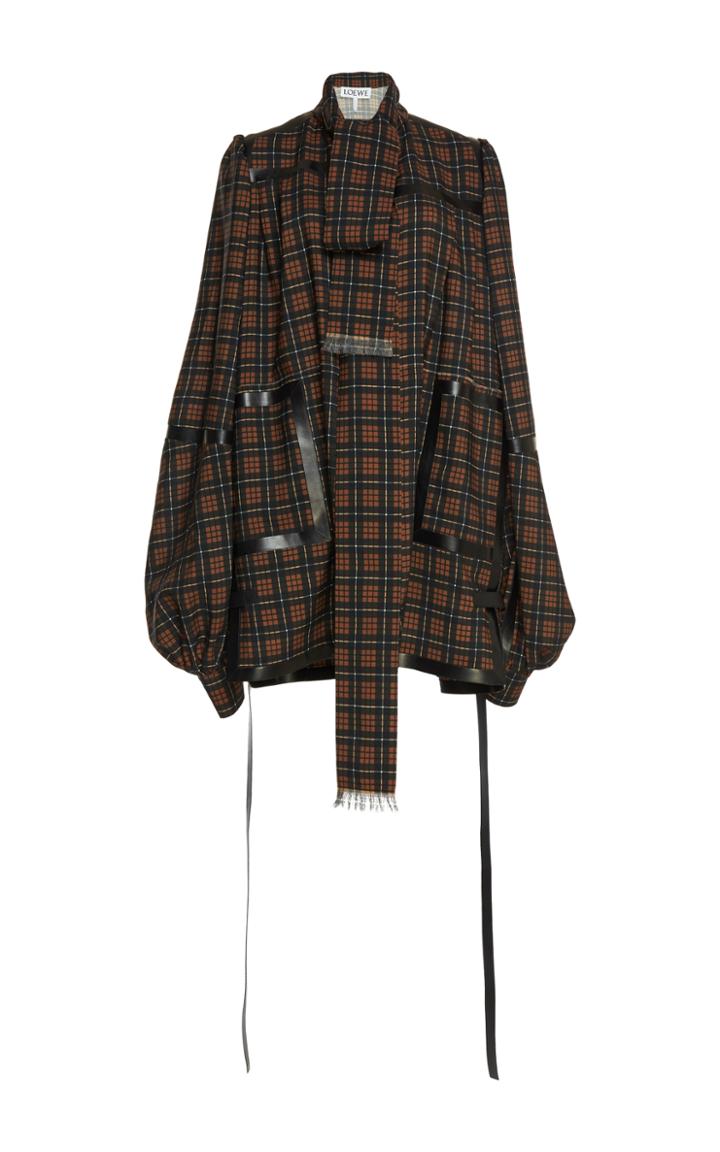 Loewe Check Coat Dress