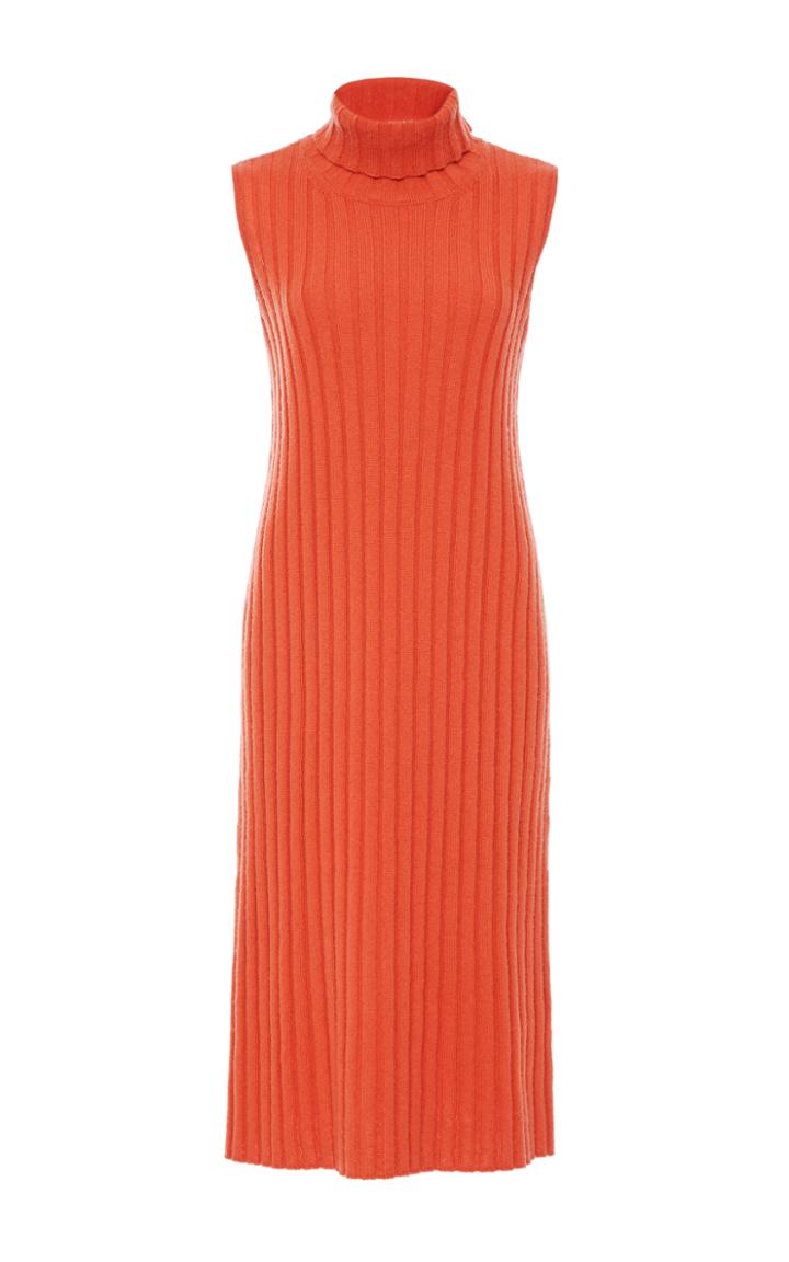 Maison Margiela Rib Knit Wool Dress