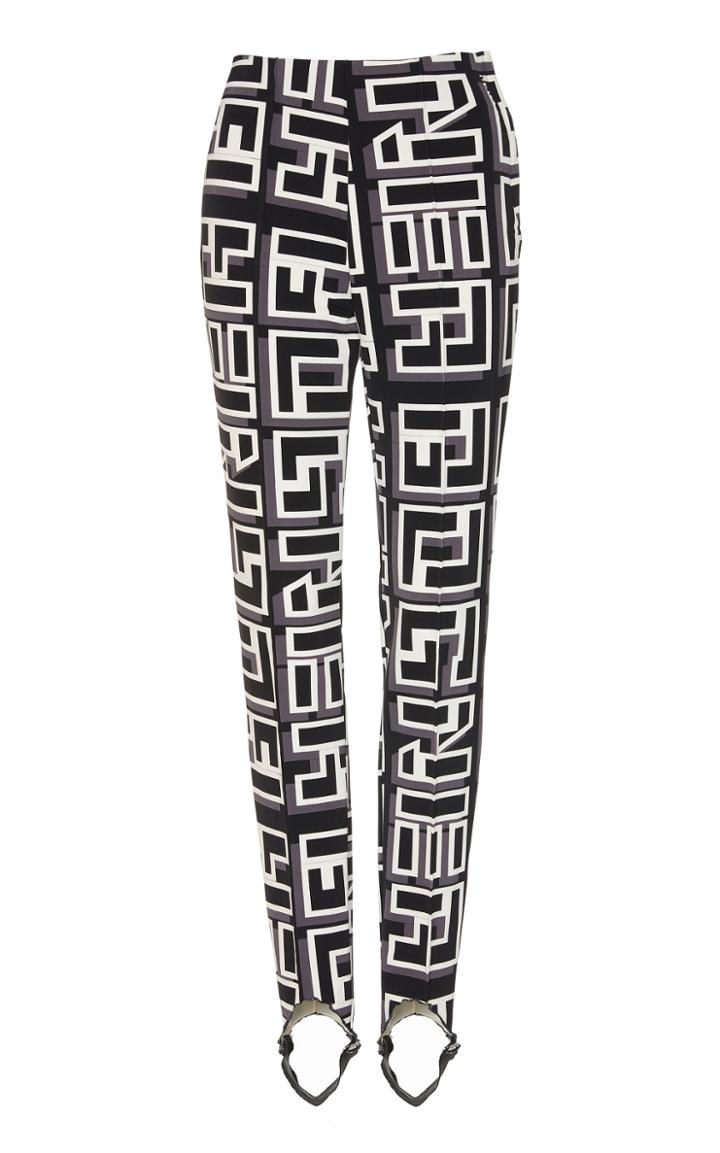 Bogner Elaine Printed Stretch-twill Stirrup Pants
