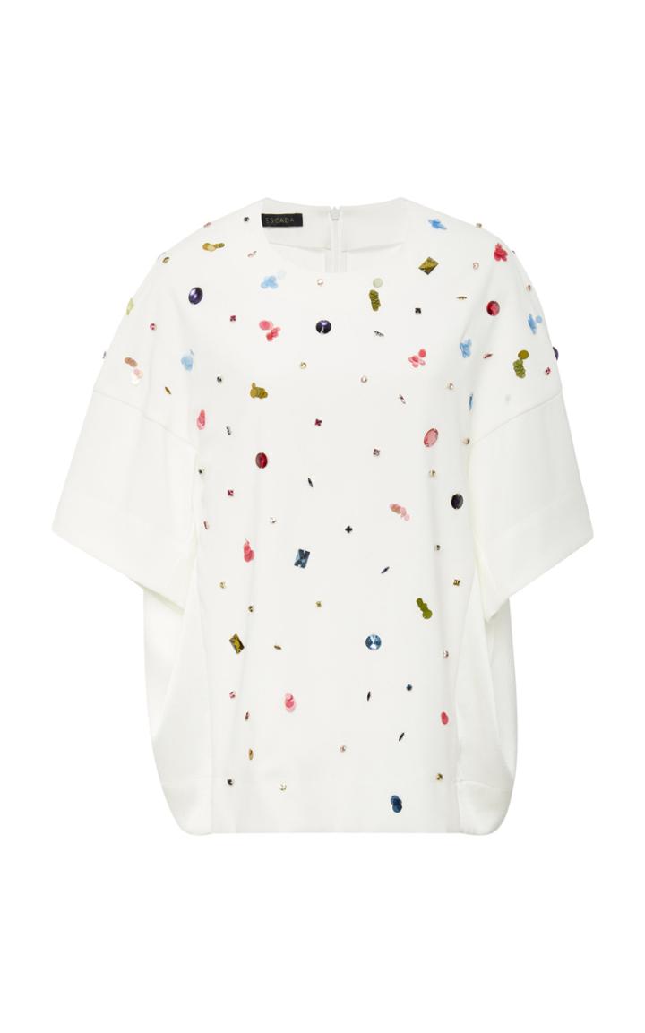 Escada Nomica Sequin Blouse